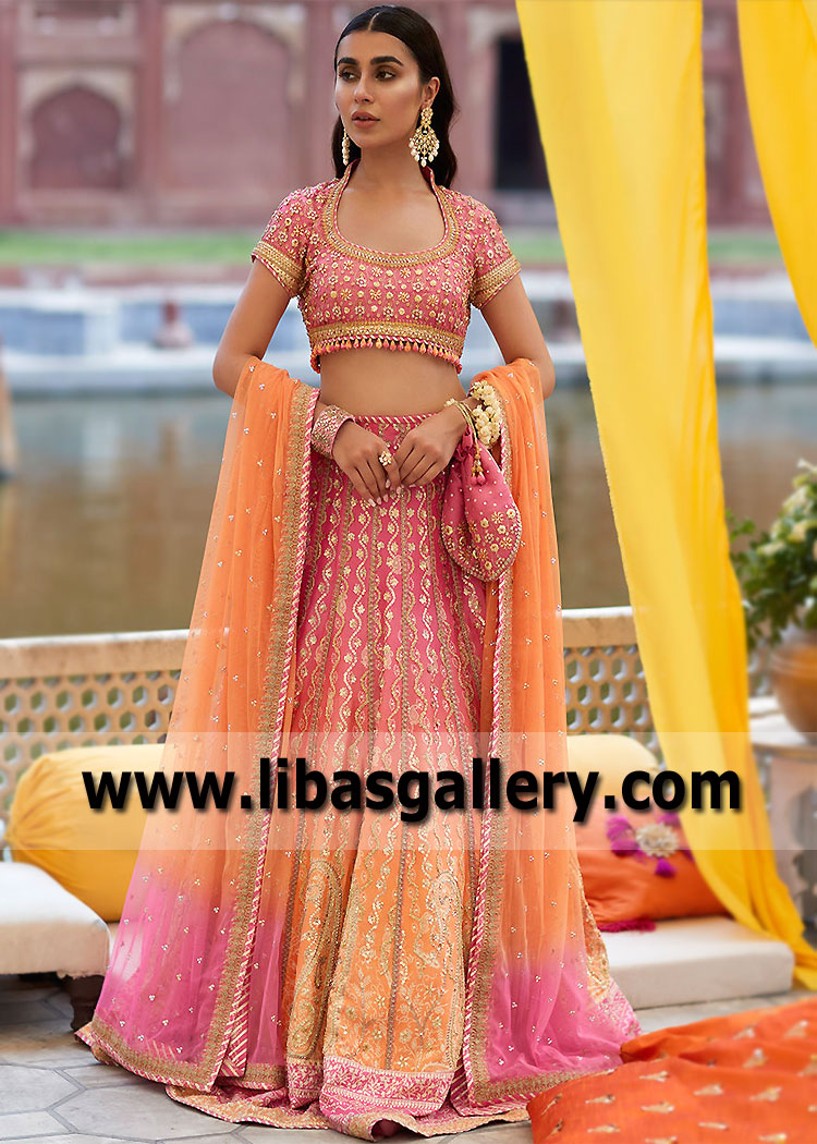 Pakistani Mehndi Mayun Bridal Dresses Sydney Australia Designer Bridal Lehenga Choli Designs with price