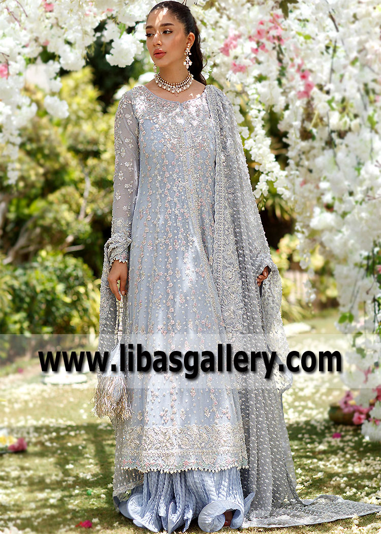 Farah Talib Aziz Indian Pakistani Bridal Anarkali Dresses USA Lilburn Atlanta Anarkali Lehenga Dresses