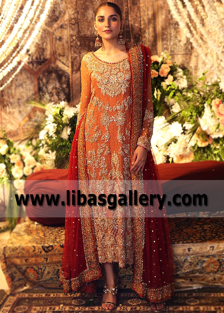 Cinnamon Clinohumite Bridal Party Dress