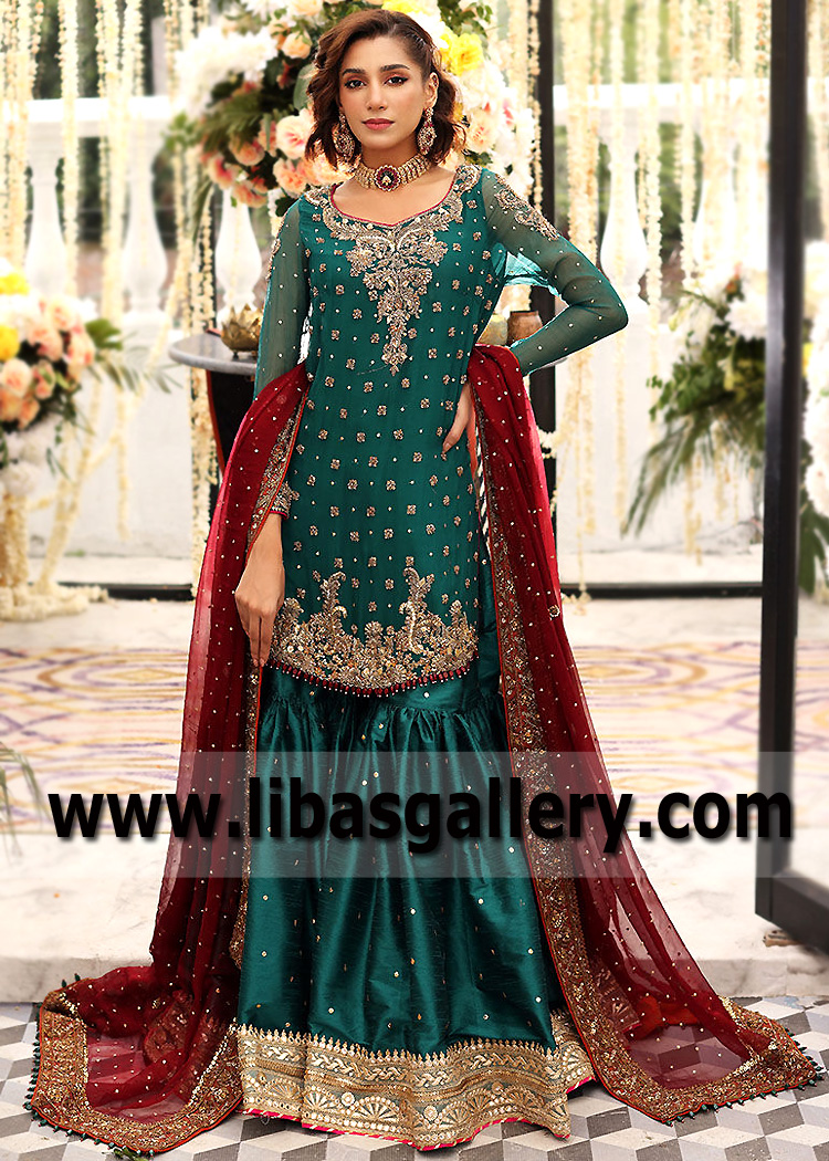 Aisha Imran Gharara Dresses Pakistan Best Bride Sister Dresses Pakistani Wedding Dresses