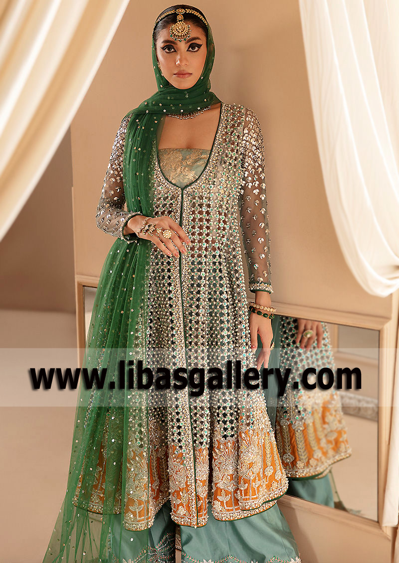 Camouflage Green Ekanite Peplum