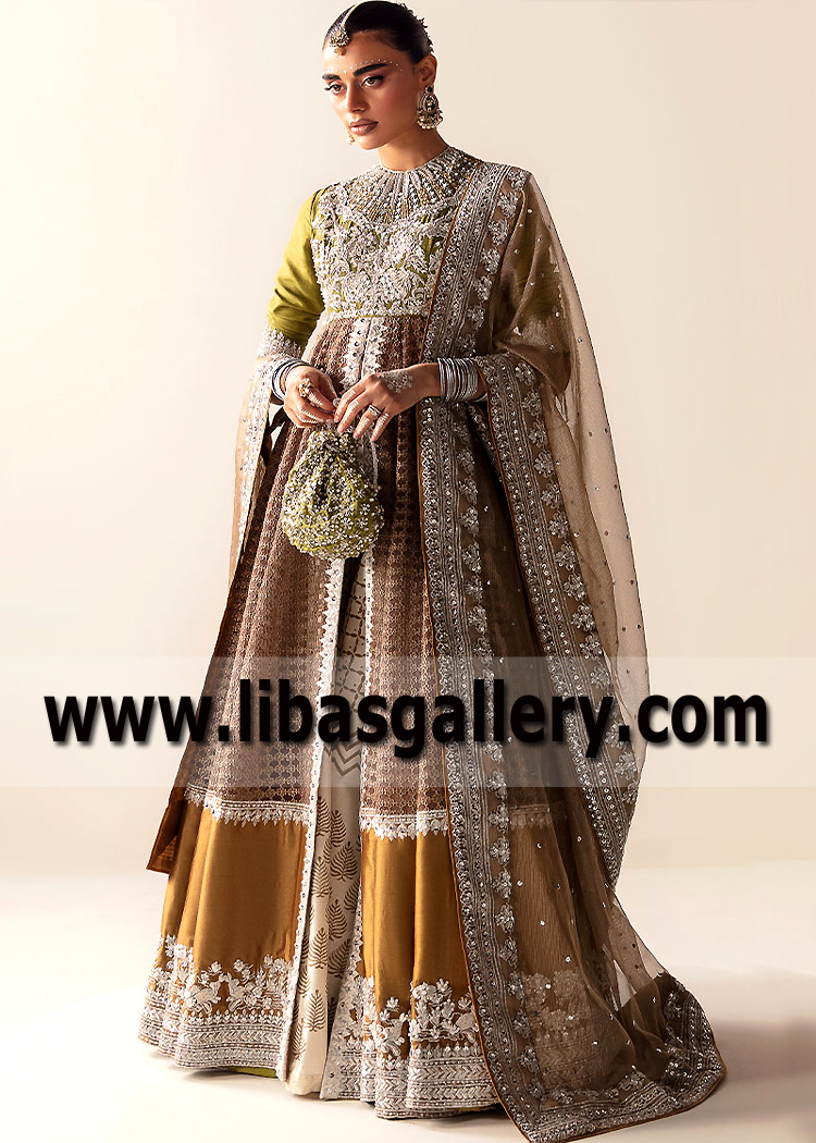 Pakistani Pishwas Dresses for All Occasions Los Angeles California USA Pakistani Pishwas for Special Occasion