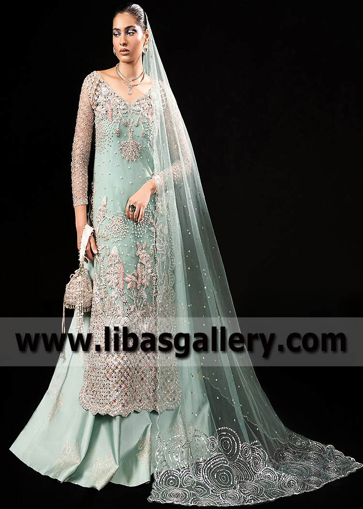 Latest Bridal Lehenga Suits Greeley Colorado USA Engagement Long Shirt with Lehenga Suits