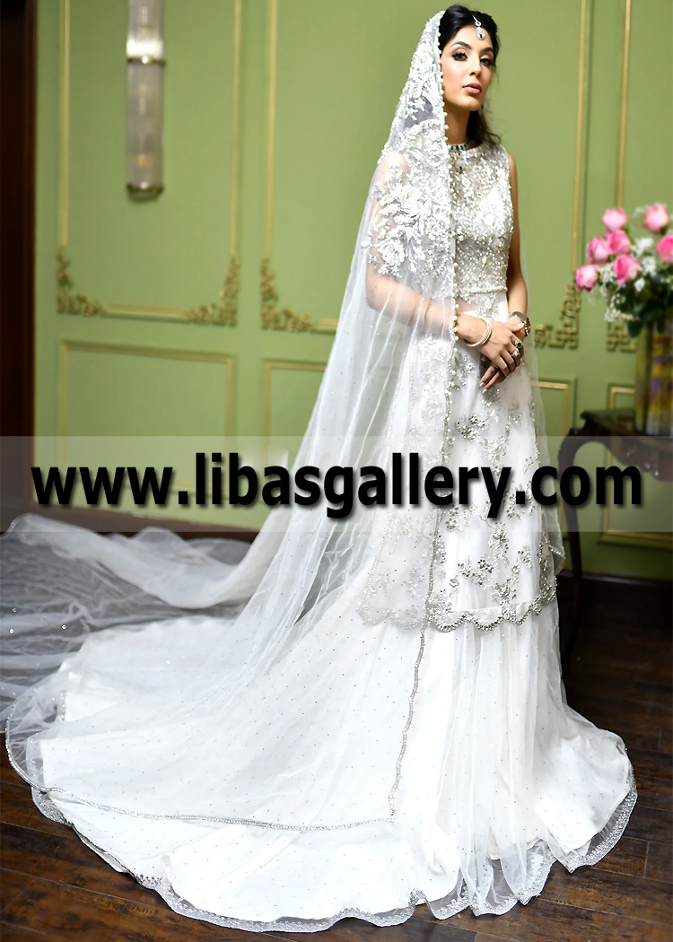 Pakistani Bridal Lehenga Cambridge London UK Sadaf Fawad Khan Bridal Lehenga Collection