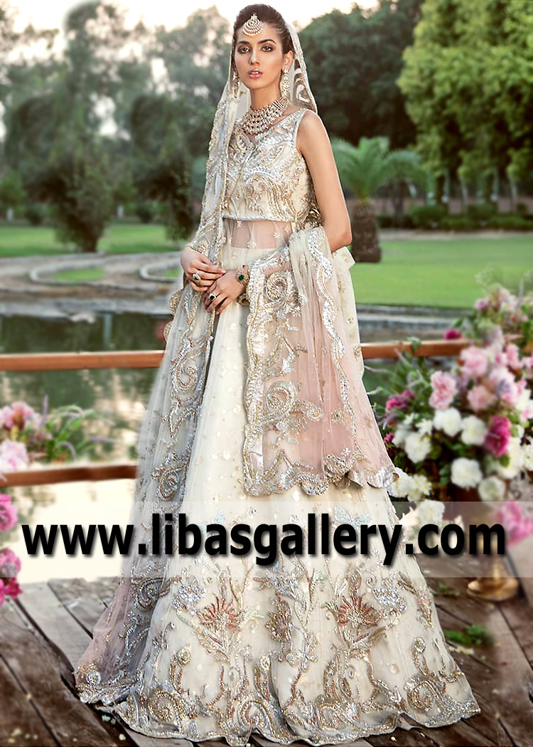 Pearl Queen of Gems Peplum with Lehenga