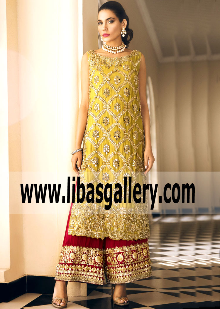 Arley Lime Gota Embellished Dress