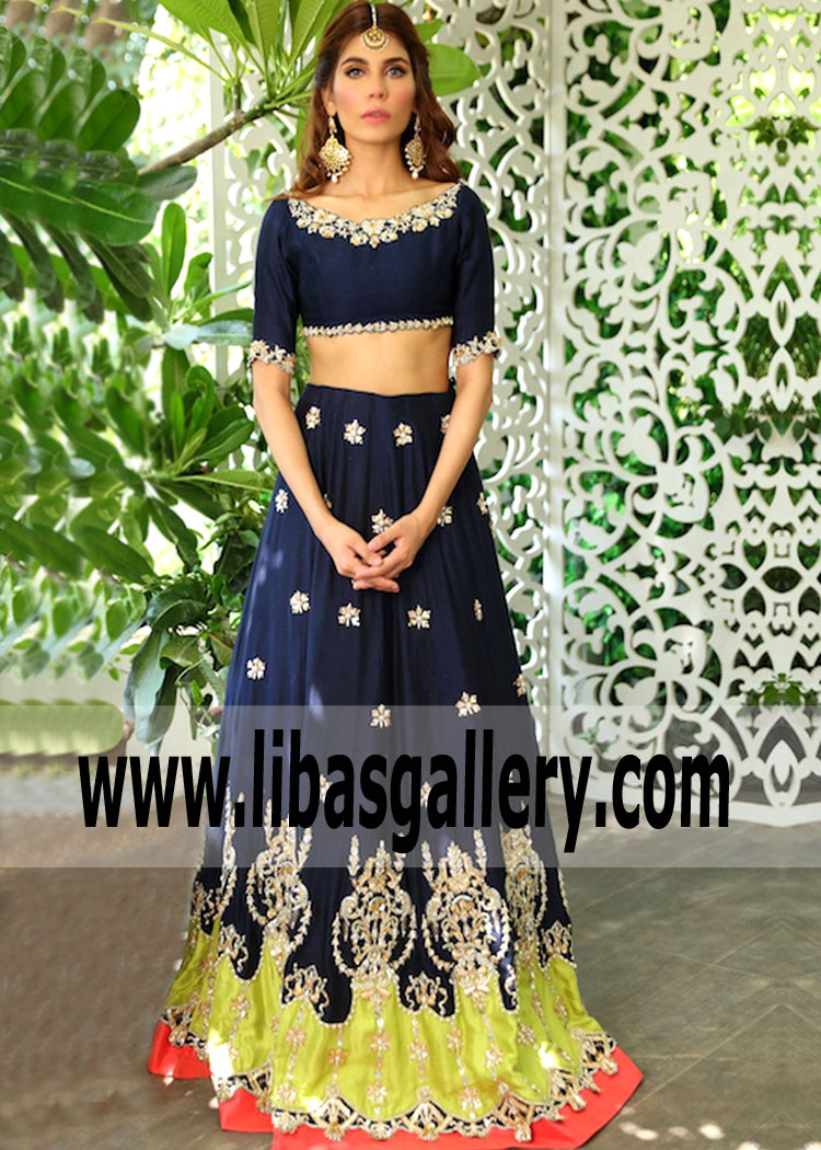 Calla Cobalt Lehenga Choli