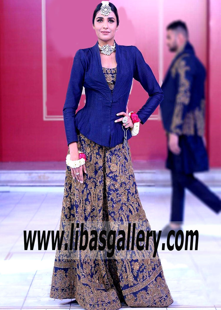 The NEW 2019 bridal collection | HSY | Latest Blazer with Gown Trending Fashion Style Sugarland Texas TX USA Jacket with Gown