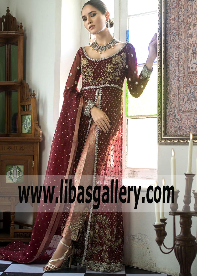 Gleaming Berry Lily Occasion Wear
