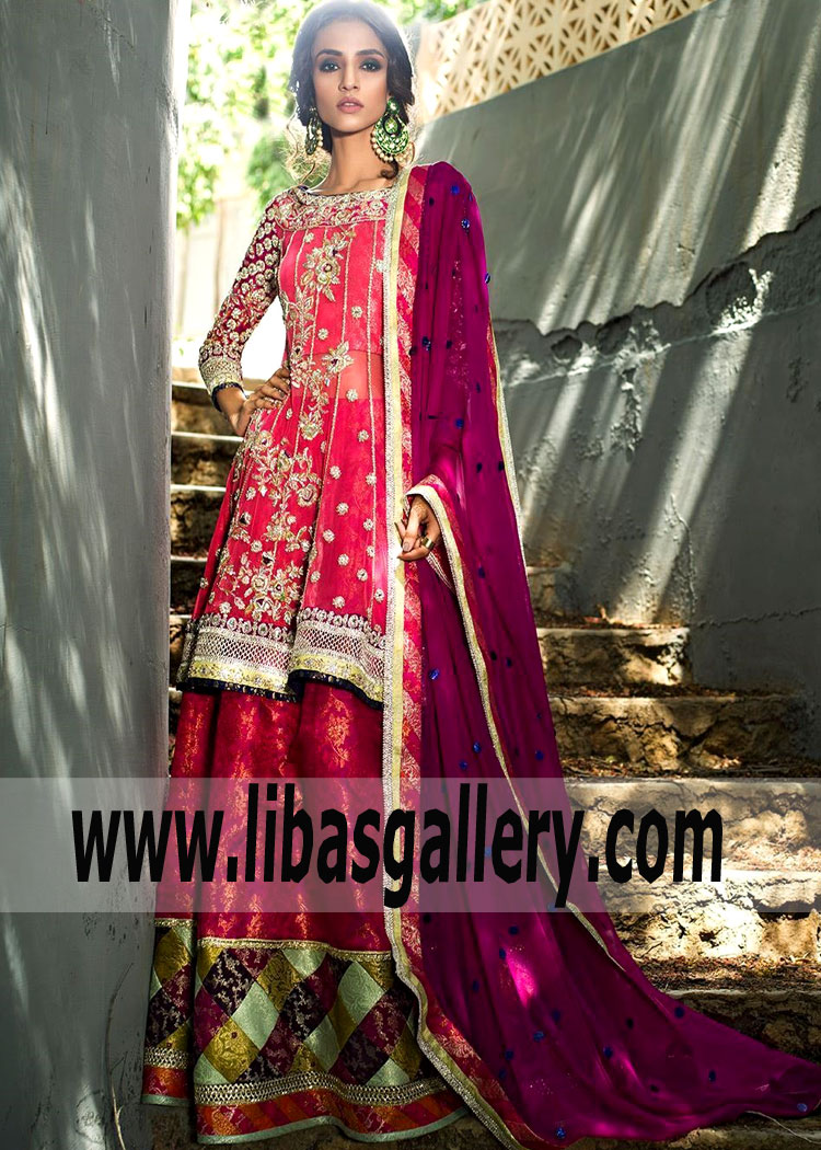 Zainab Chottani Collection Bridal Lehenga | Lehenga Wedding Lehenga Bridal. Bridal shops in Colorado Springs Colorado USA