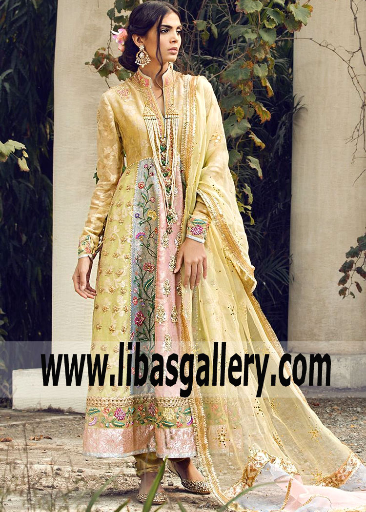 Farida Hasan Bridal Wear Anarkali Newcastle London UK Pakistani Bridal Wear Anarkali Shops