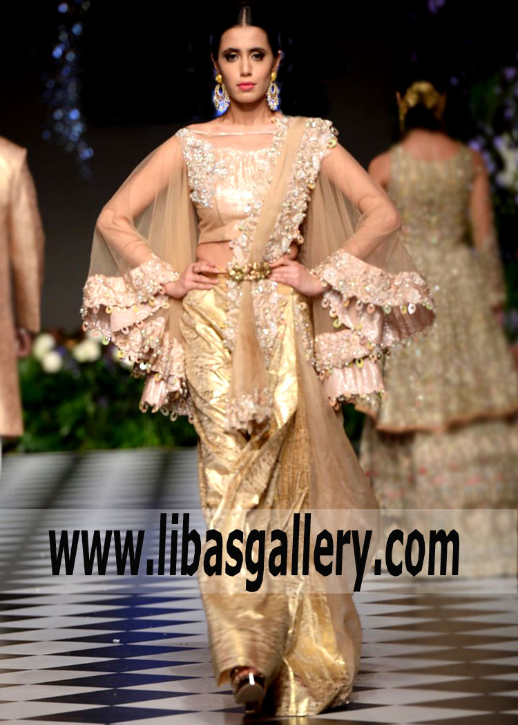 Glitz Gold Lily Lehenga