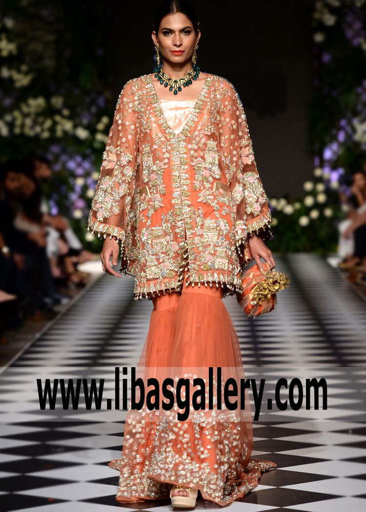 Brilliant American Rose Gharara