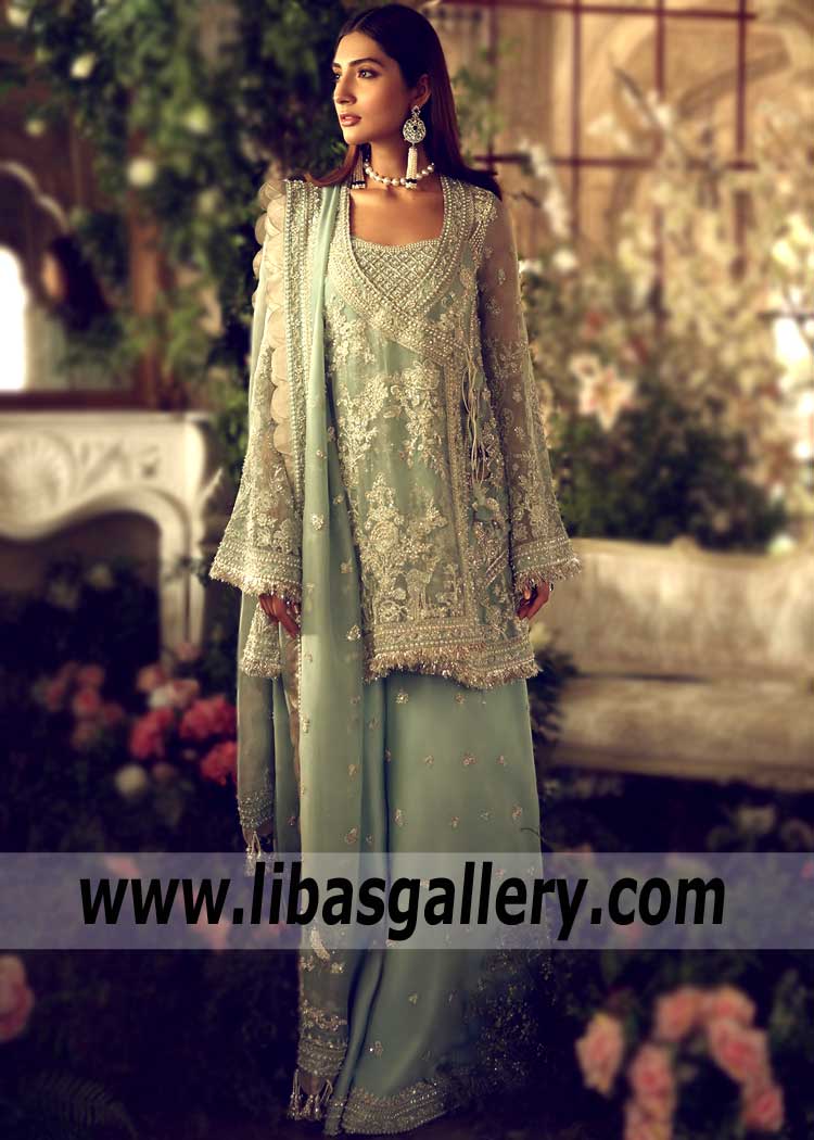 Outstanding Angrakha Bridal Wear for Reception and Valima Event
