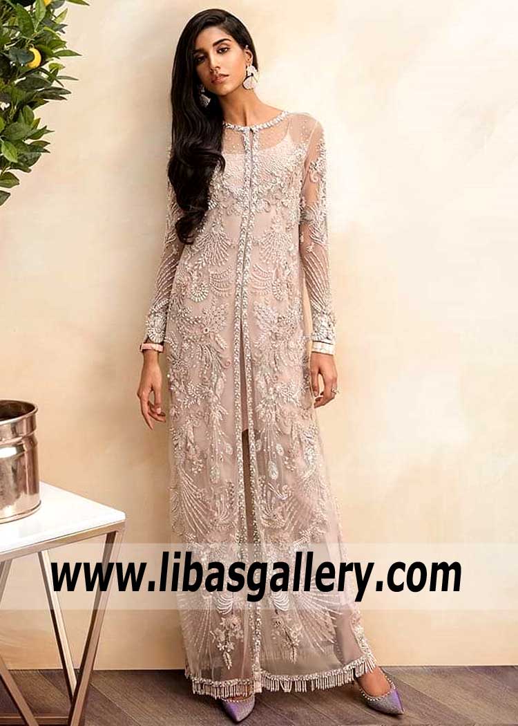 Exclusive Designer Pink Ice Dress for Evening and Formal Parties