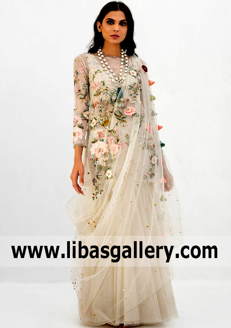 Pearl Ottavia Gharara Dress