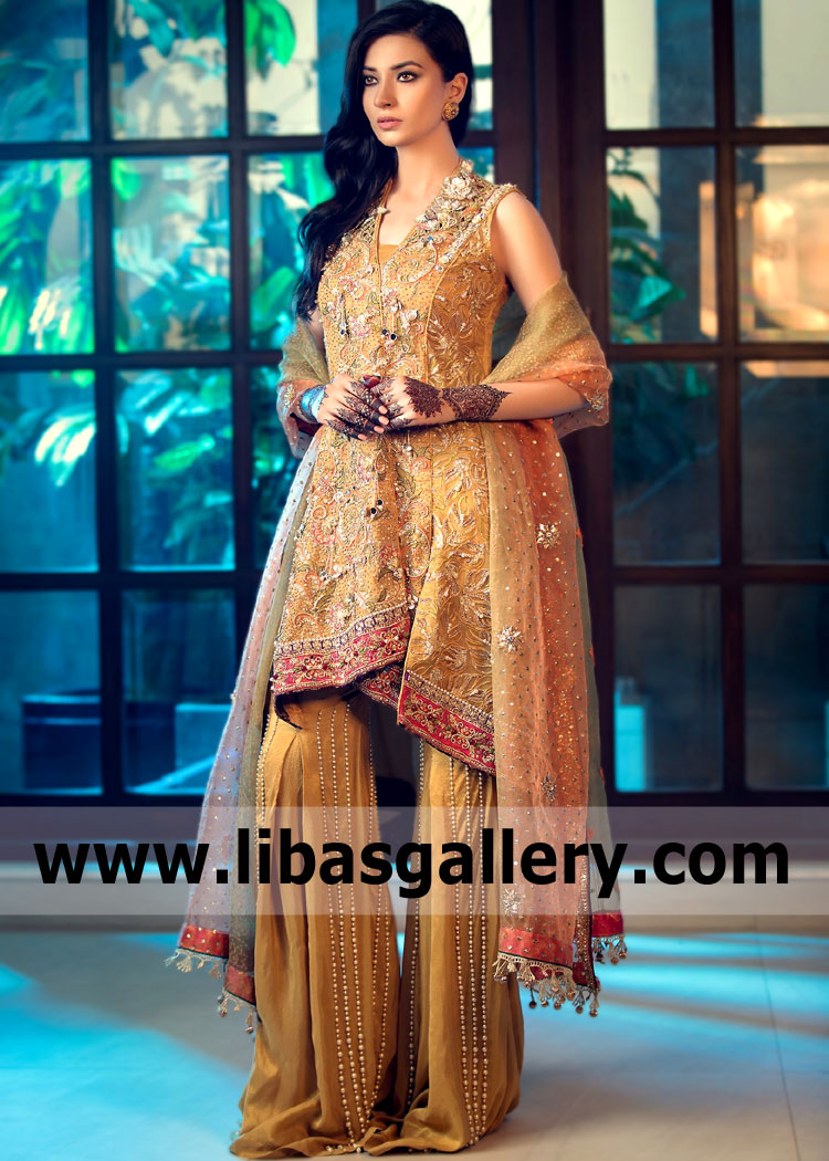 Harvest Gold Kerry Gharara Trouser Suit