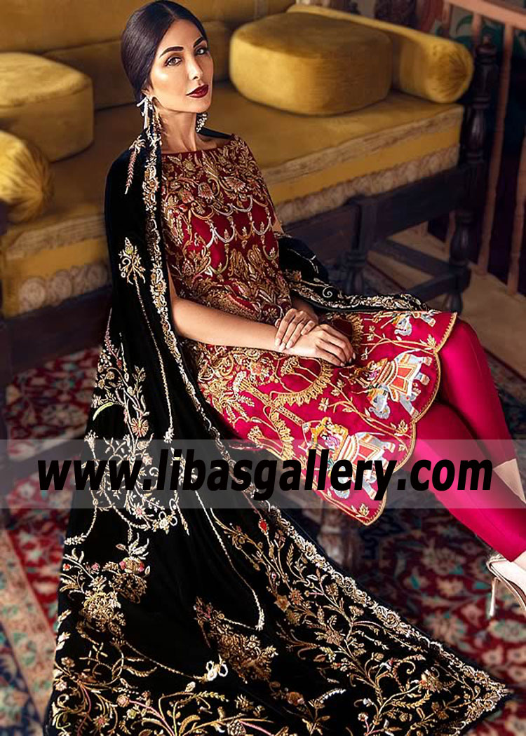 Carmine Bangioc Designer Embroidered Dress for Any Type Of Event