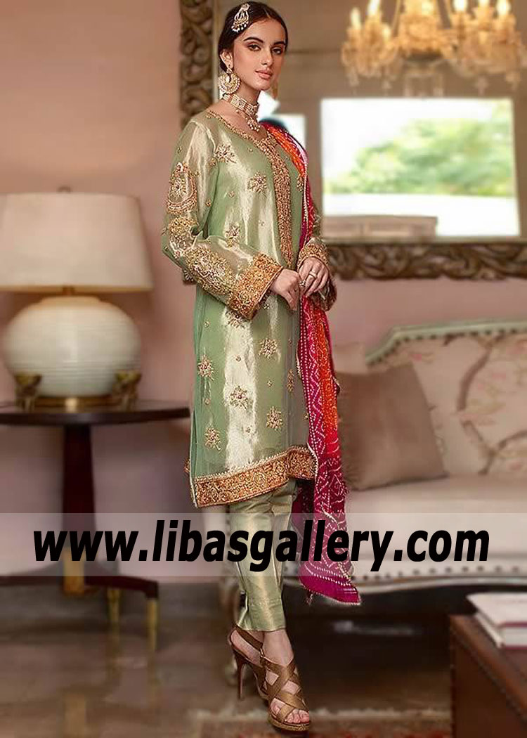 Celadon Alix Wedding Party Dress