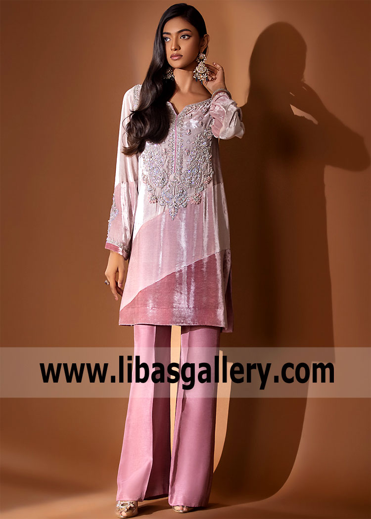 Pakistani Velvet Dresses for Fall Occasions Sutton UK Pakistani Formal Dresses for Special Occasion