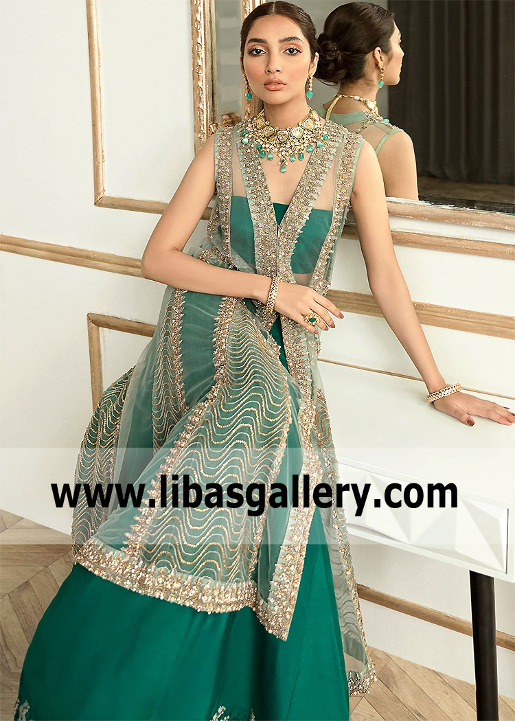 Emerald Arum Bridal Party Dress