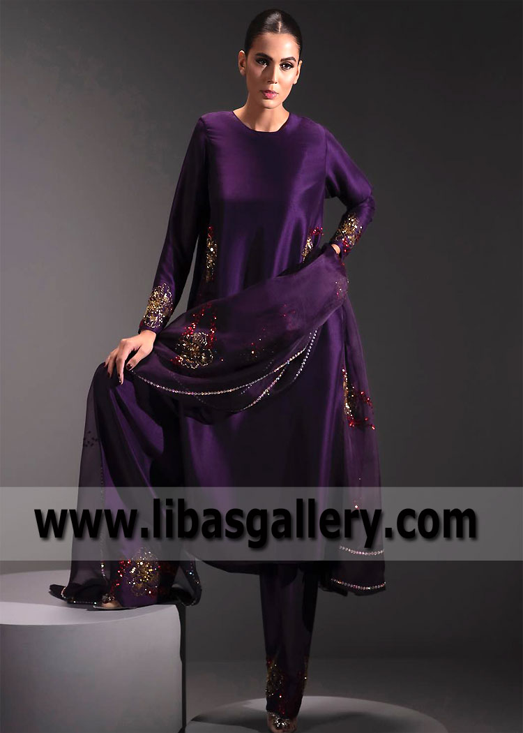 Pakistani Evening Shalwar kameez Dresses Chicago Illinois USA Designer Shalwar kameez Evening Dress