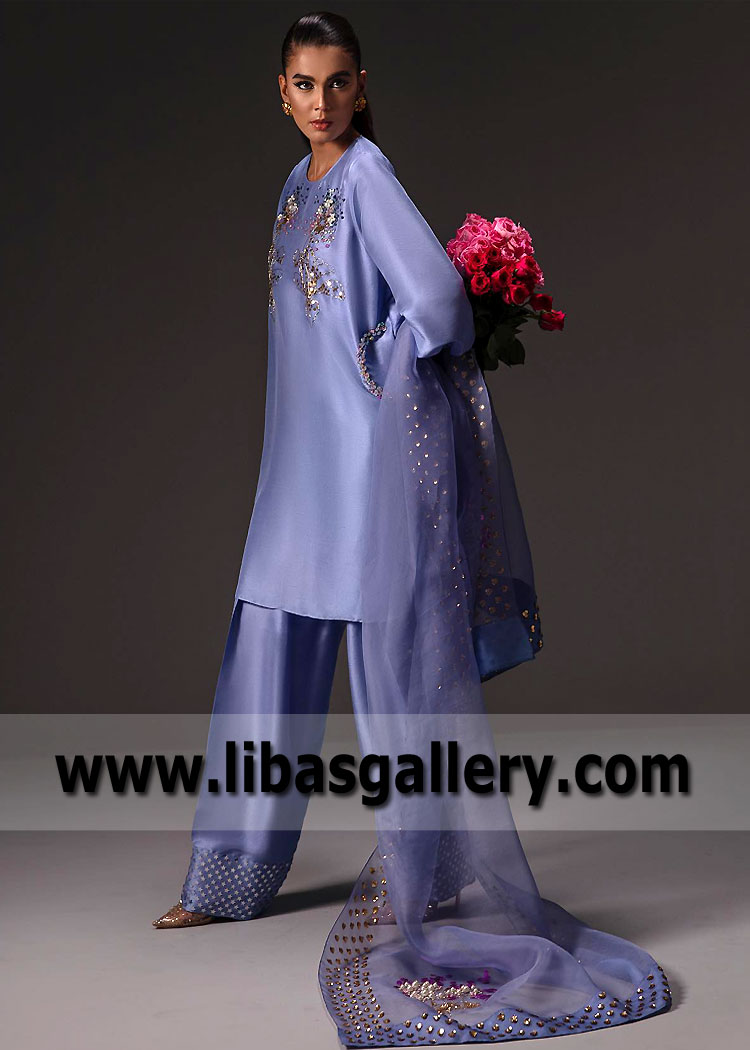 Blue Bell Party Wear Shalwar kameez Designs