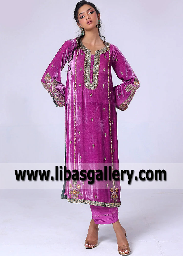 Pakistani Designer Bridal Party Dresses Miami Florida Velvet Party Dresses Collection