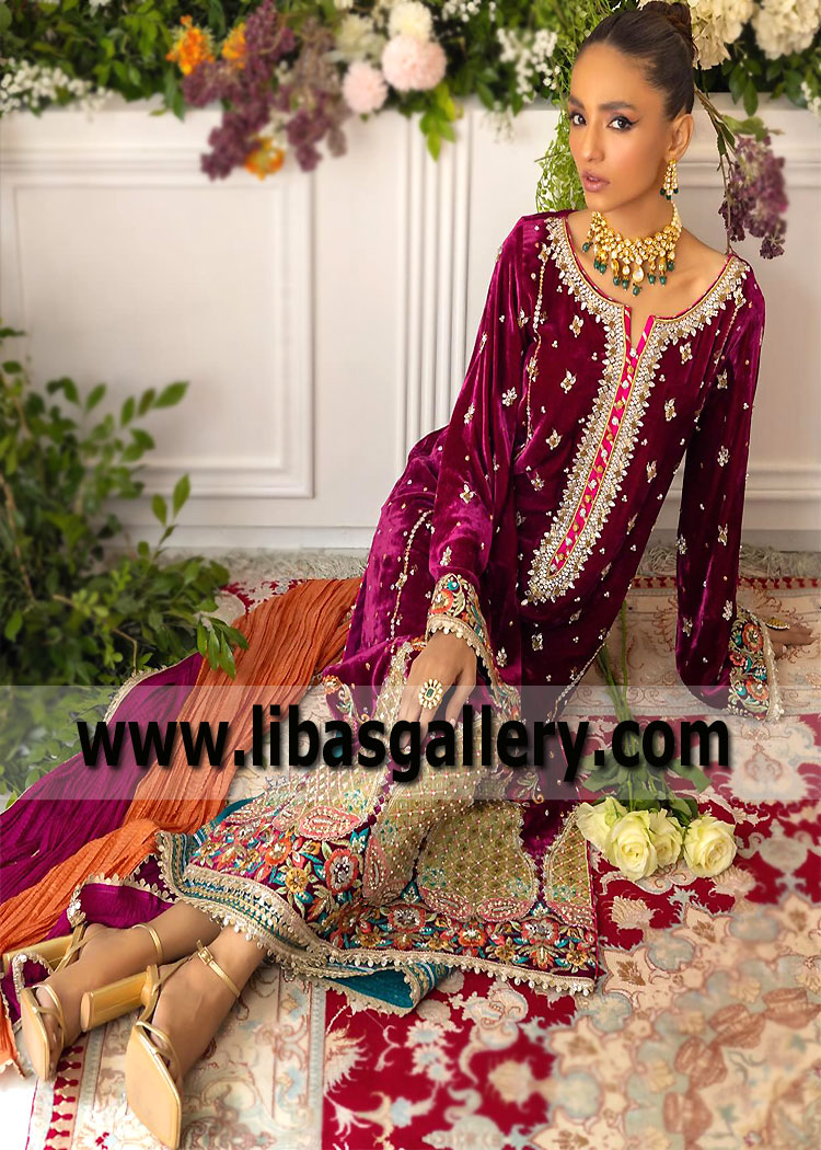 Latest Pakistani Party Dresses Stockholm Sweden Wedding