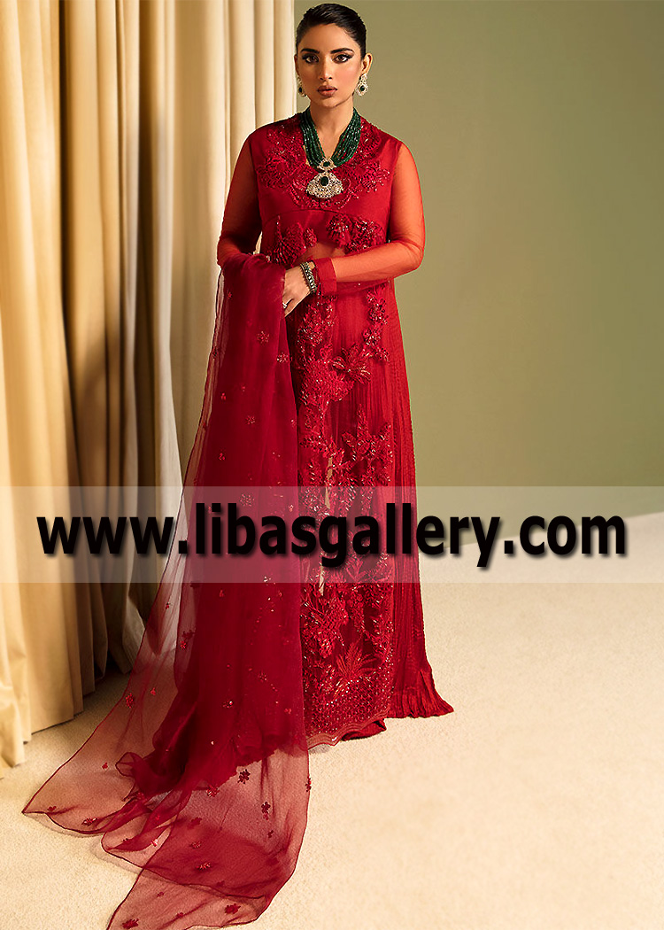 Latest Long Shirt With Sharara Virginia Maryland USA Pakistani Designer Sharara Designs