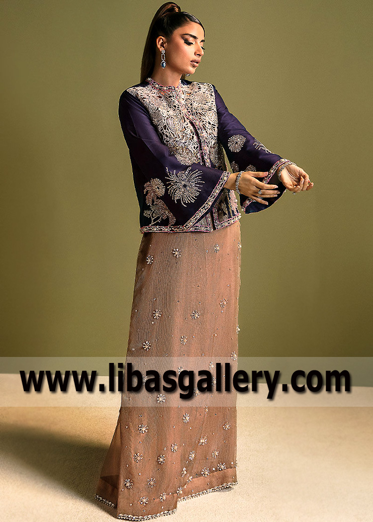 Pakistani Kaftan Suits Wedding Guest Dresses Rockville Maryland USA Jacket and Kaftan