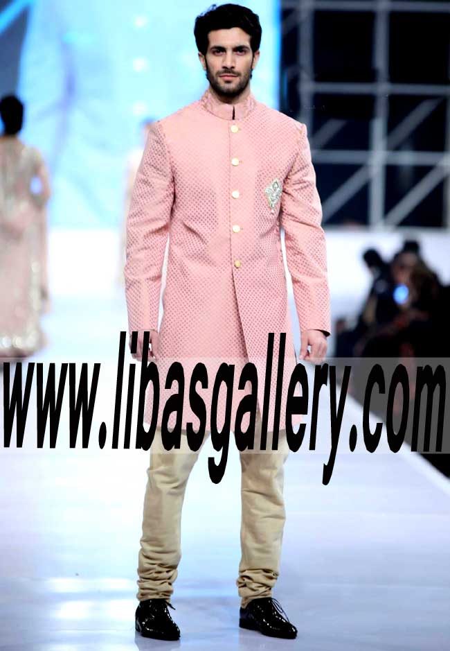 Designer Faraz Manan Wedding Sherwani outfits | Bespoke Sherwani | Designer Made Sherwani  For Men | Made To Measure Sherwani outfits For Men | Syracuse New York NY US