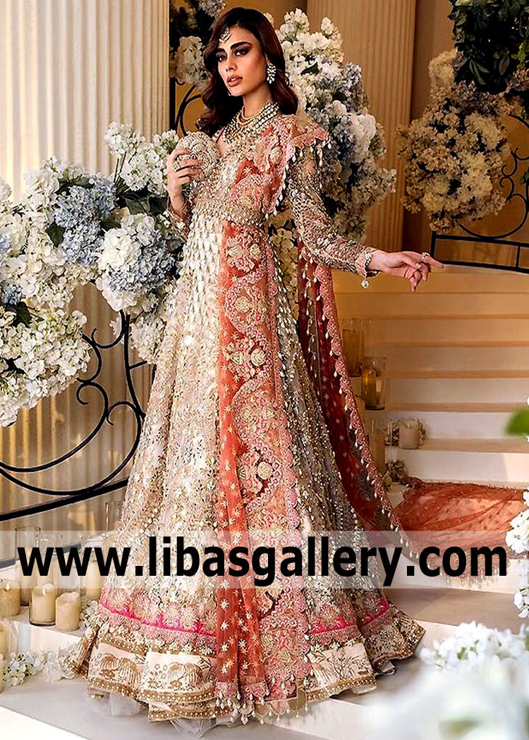 Latest Bridal Lehenga Dallas Texas USA Sana Safinaz Bridal Gown Lehenga Pakistani Lehenga Suits