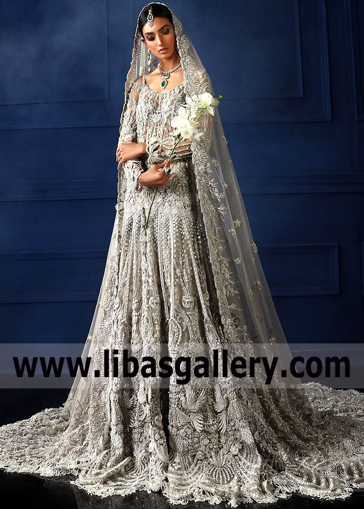 Latest Sana Safinaz Bridal Gown Dresses Chigwell UK Stunning Bridal Wear Gown for Wedding
