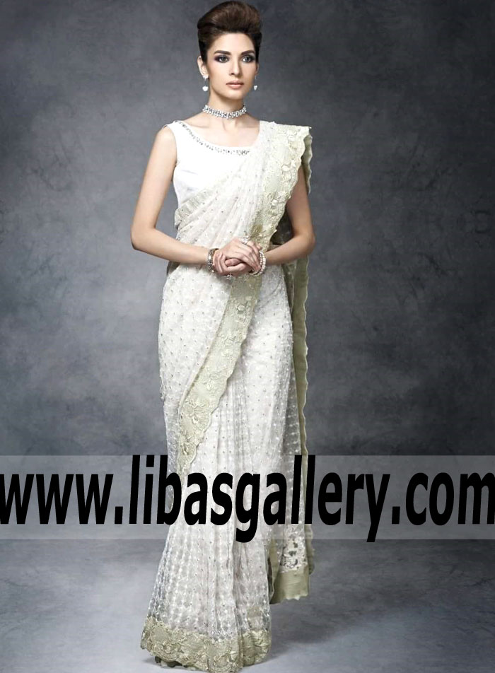 Modern Style Saree for Wedding and Formal Party Pakistani Designer Saree Dress Bath London UK Saree Native Saree Collection 2018