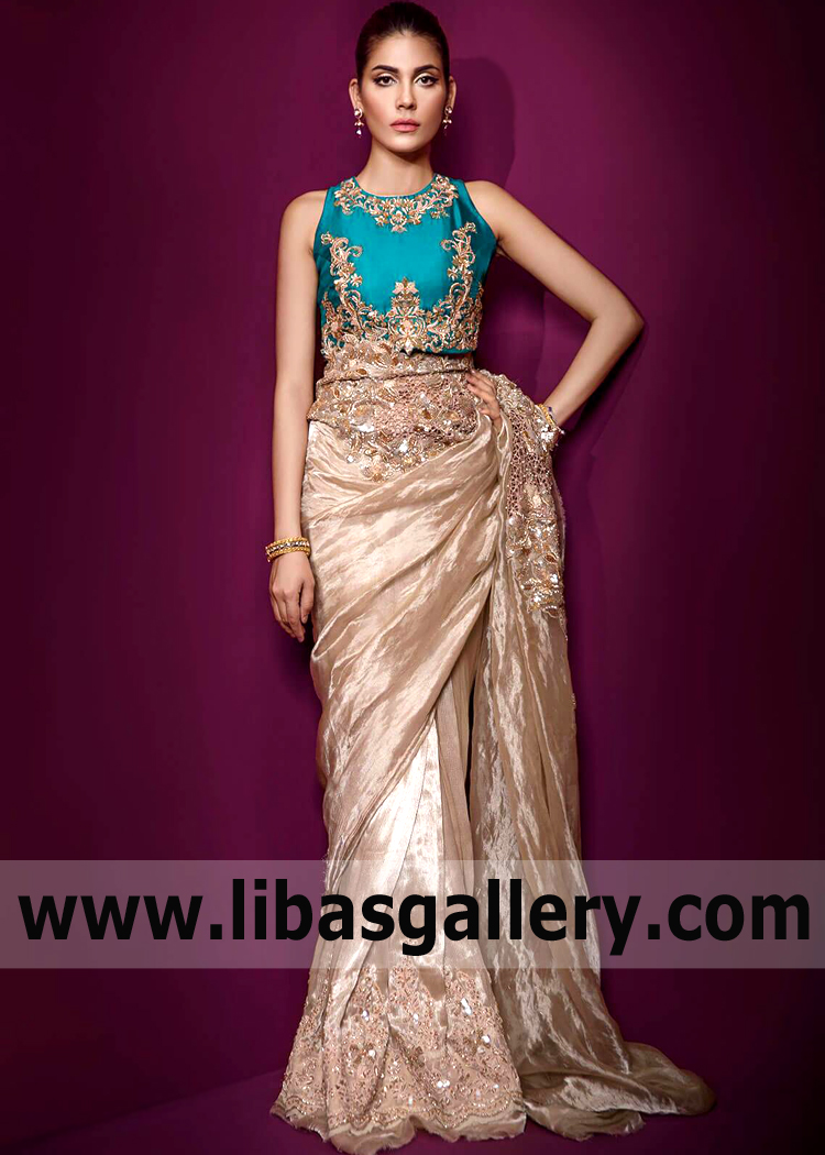 Exquisite Designer Sarees Stockholm Sweden Indian Shimmer Silk Saree Pakistani Designer Saree Collection