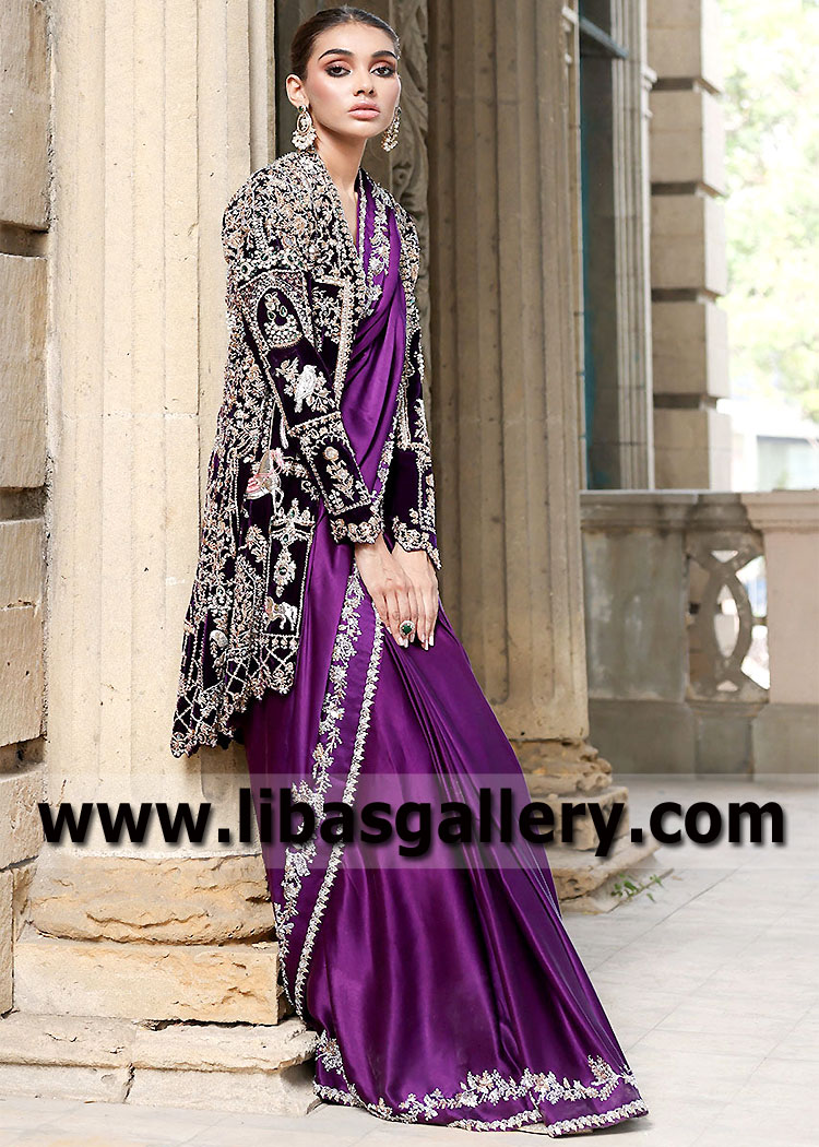 Indian Pakistani Wedding Banarasi Saree Jacquard Woven Style Party Wear  Saree | eBay