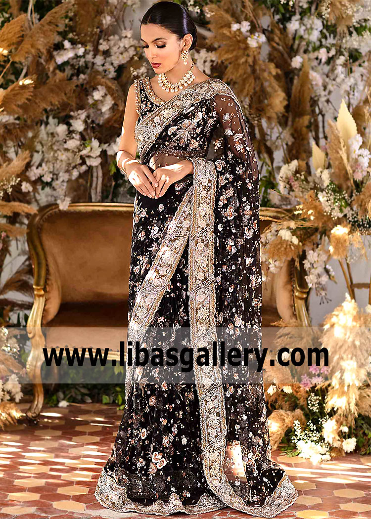 Low Priced Indian Pakistani Wedding Saree Bridgeview Illinois USA Designer Wedding Saree