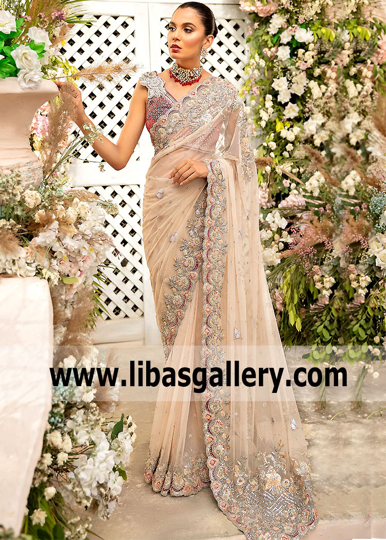 Designer Bridal Saree Dresses Richardson Texas TX USA Marvelous Pakistani Bridal Saree Collection