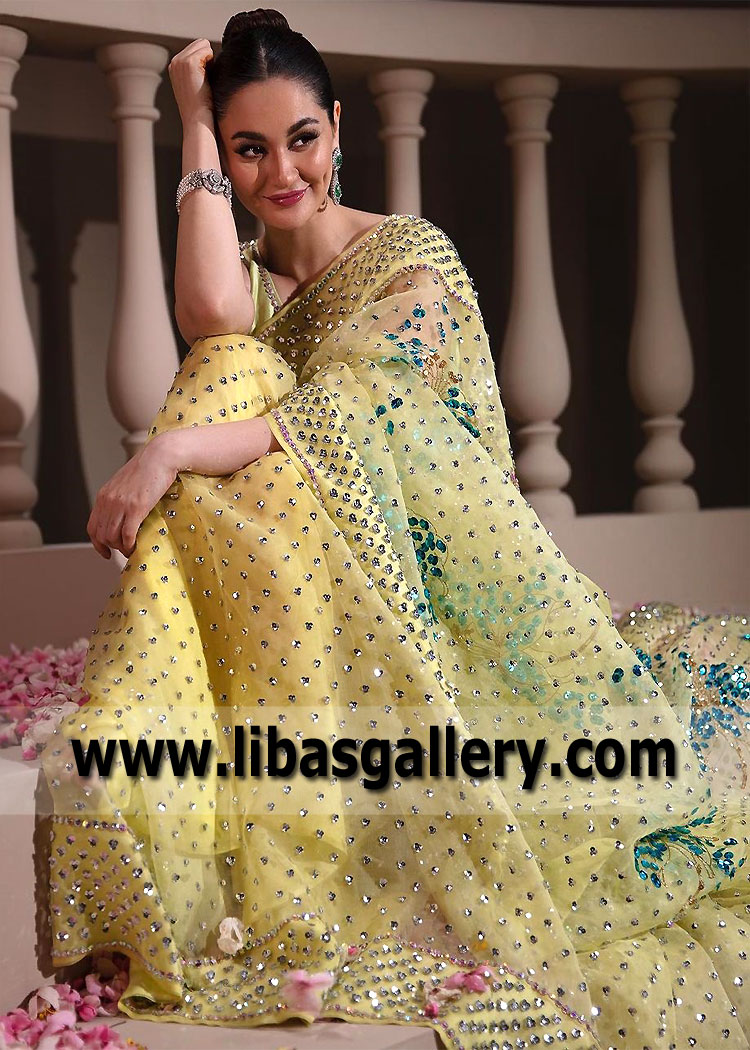 Icterine Lily Saree for Formal Occasion