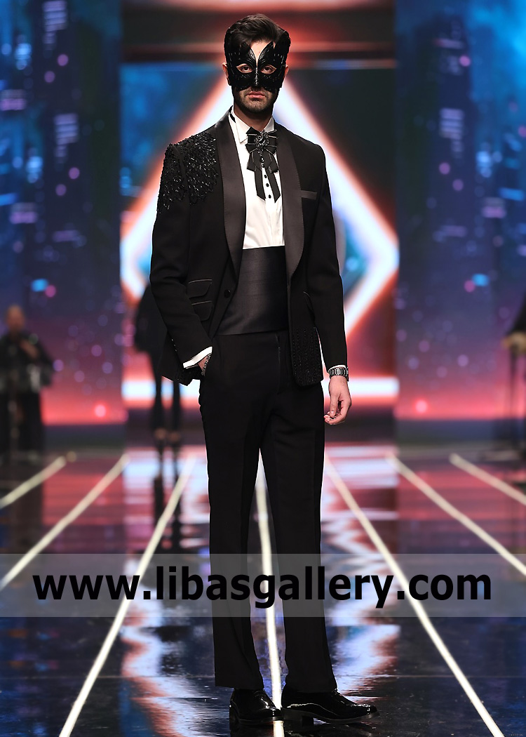 Designer Mens Tuxedo Suits Springfield Washington DC USA Luxury Italian Fabric Tuxedo Suit