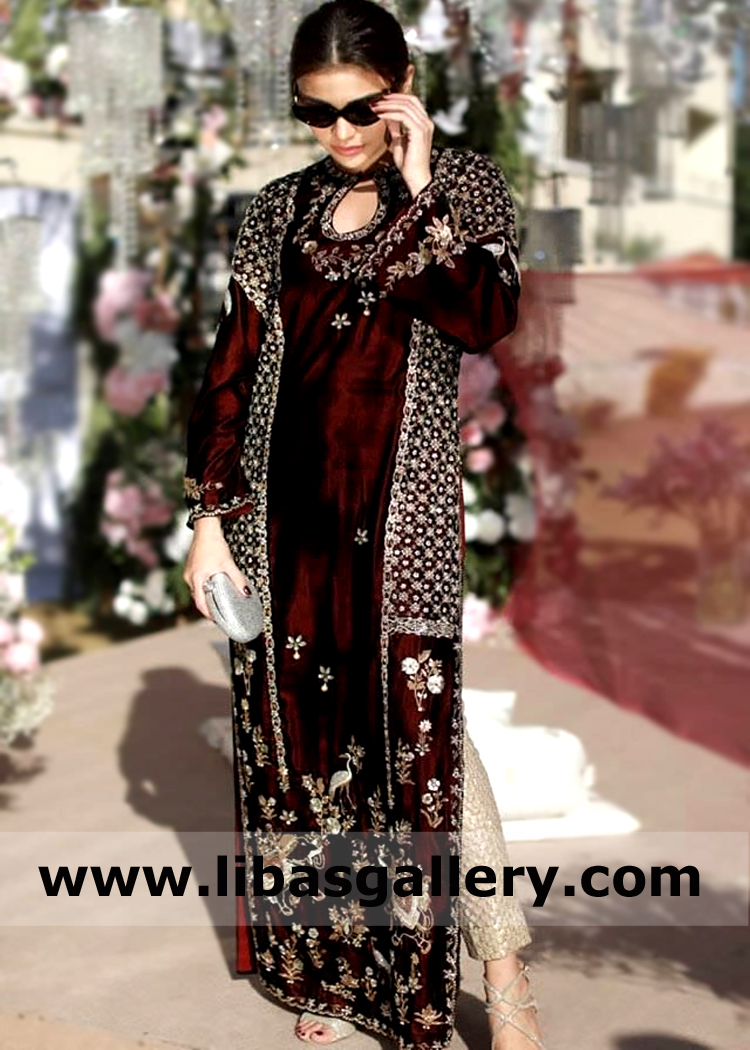 Sania Maskatiya Brochant Formal Wedding Dress