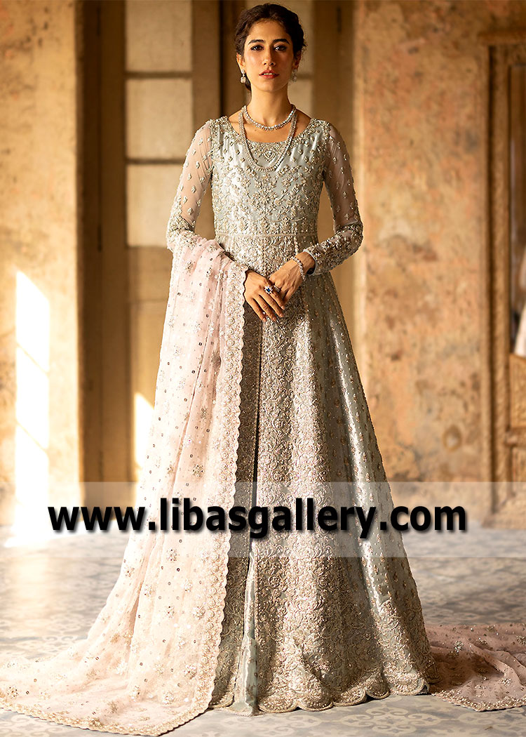 Mimi Pink Platinum Borneo Designer Wedding Gown