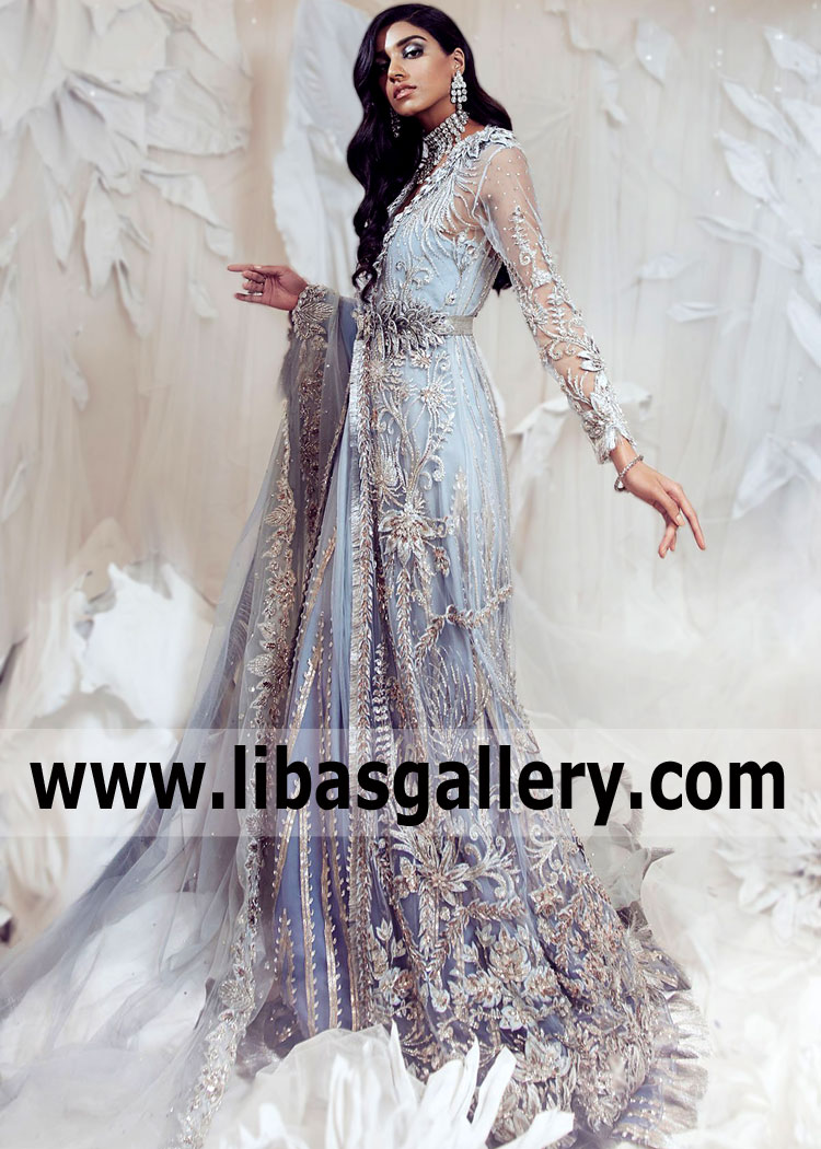 Periwinkle Morena Luxurious Bridal Dress