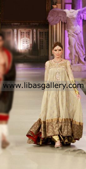 Off white Amata Anarkali
