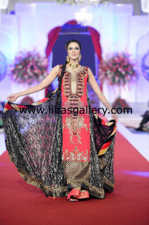 Black Valence Asian Wedding Anarkali