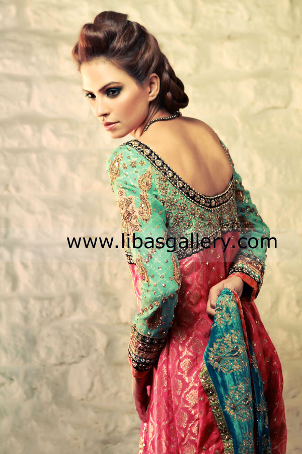 Hot Pink Eureka Anarkali Dress 