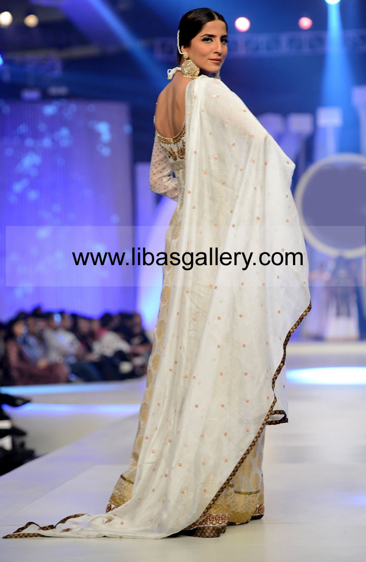 Pearl white Baltra Anarkali Dress 