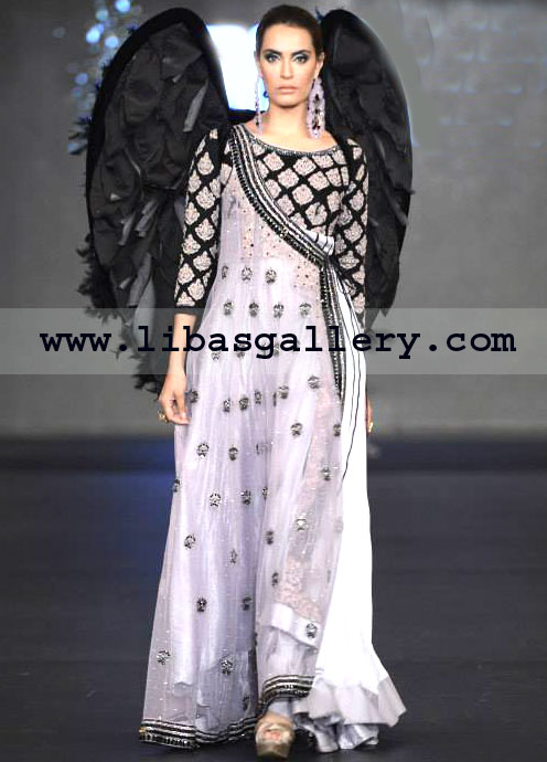 Light Lilac Prinsloo Anarkali  Dress 