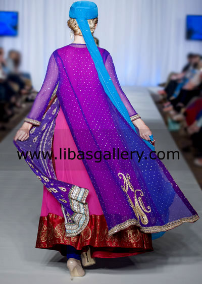 Bridal Couture Anarkali Style Dress 